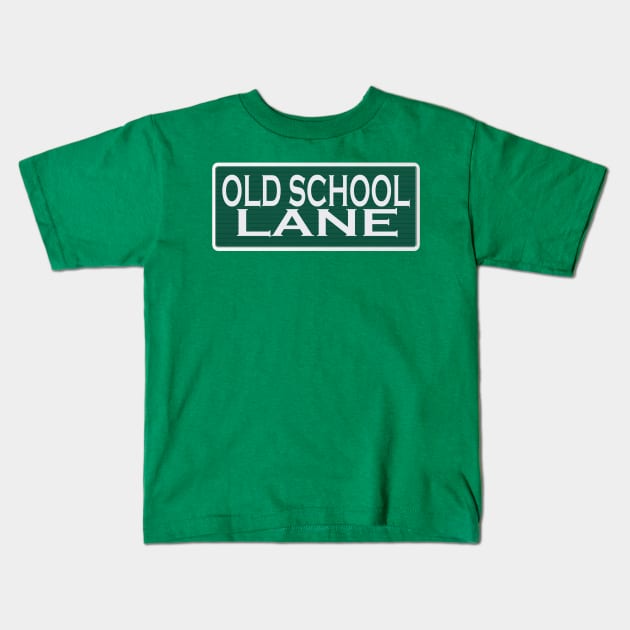 Old School Lane Kids T-Shirt by manic_expression